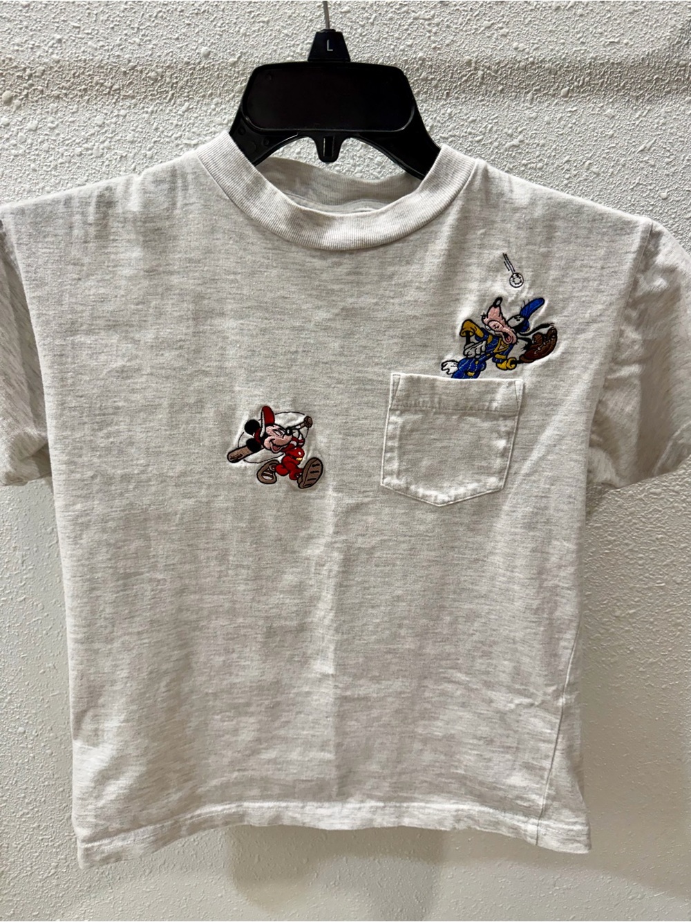 The Disney Store boys vintage baseball Pocket Tee